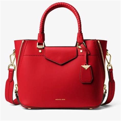 michael kors blakely satchel|Michael Kors leather satchel large.